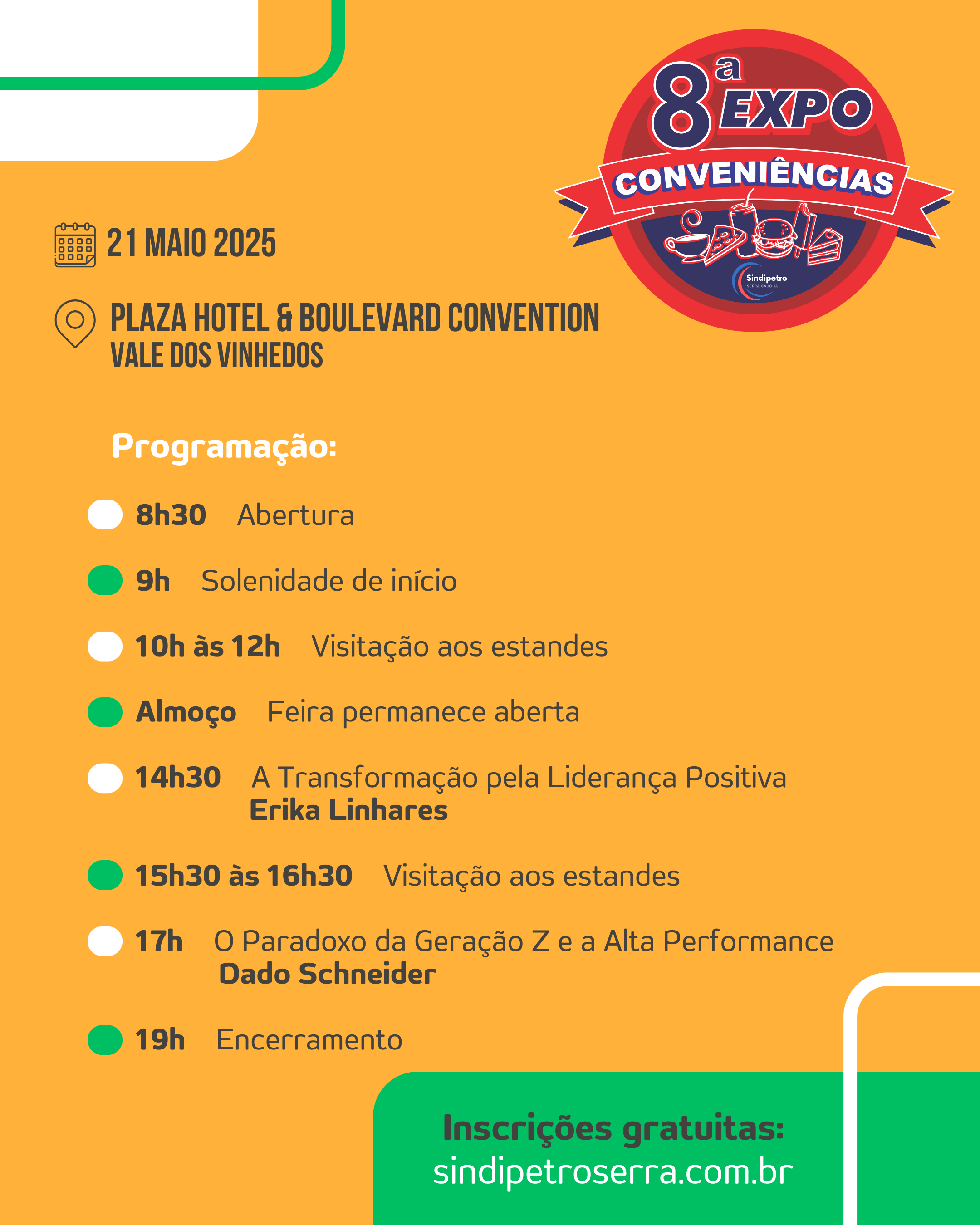 Confira a programação da 8ª Expo Conveniências