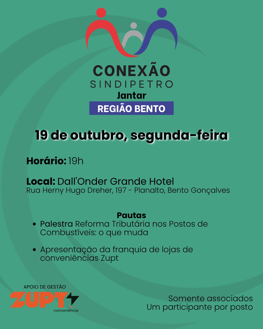 CONEXÃO SINDIPETRO - REUNIÃO JANTAR - BENTO GONÇALVES