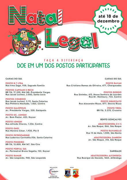 CAMPANHA NATAL LEGAL 2025