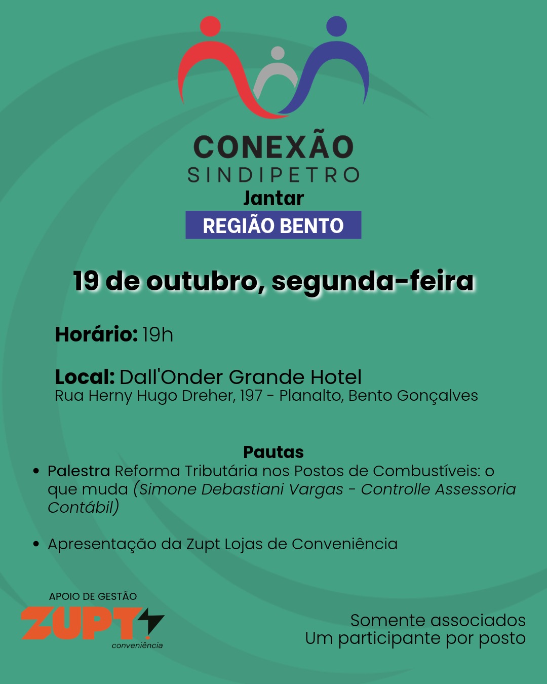 CONEXÃO SINDIPETRO - REUNIÃO JANTAR - BENTO GONÇALVES