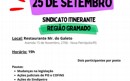 REUNIÃO-JANTAR - SINDICATO ITINERANTE- REGIÃO GRAMADO